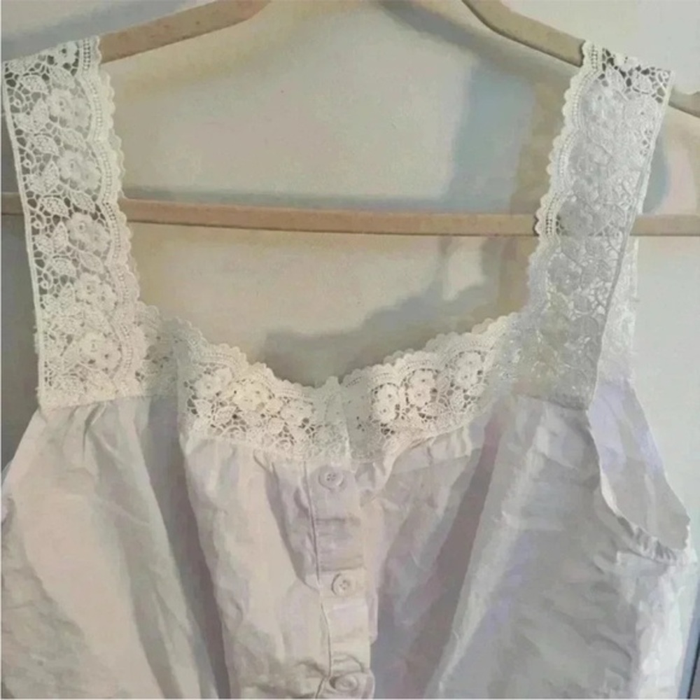 Vintage lace femme top -S - Picture 3 of 5